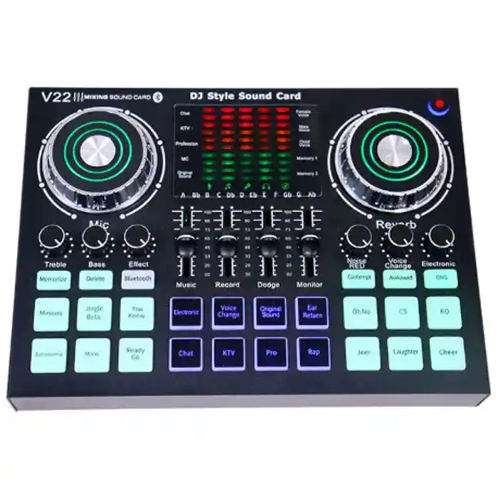 V22 DJ Style Sound Card Professional Quality
